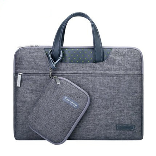 Color: Gray, Size: 15.6inches - Compatible With Apple, Business Laptop Bag 12 13 14 15 15.6 Inch Co
