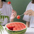 Stainless Steel Watermelon Slicer - Quick; Safe; and Fun! Perfect for Fruit Salad and Kitchen Gadge