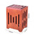 Color: Rosewood - Household Kitchen Knife Holder Kitchen Wall-mounted Ventilated Knife Holder