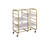 Vorrik Serving Cart; Gold & White-Washed YF