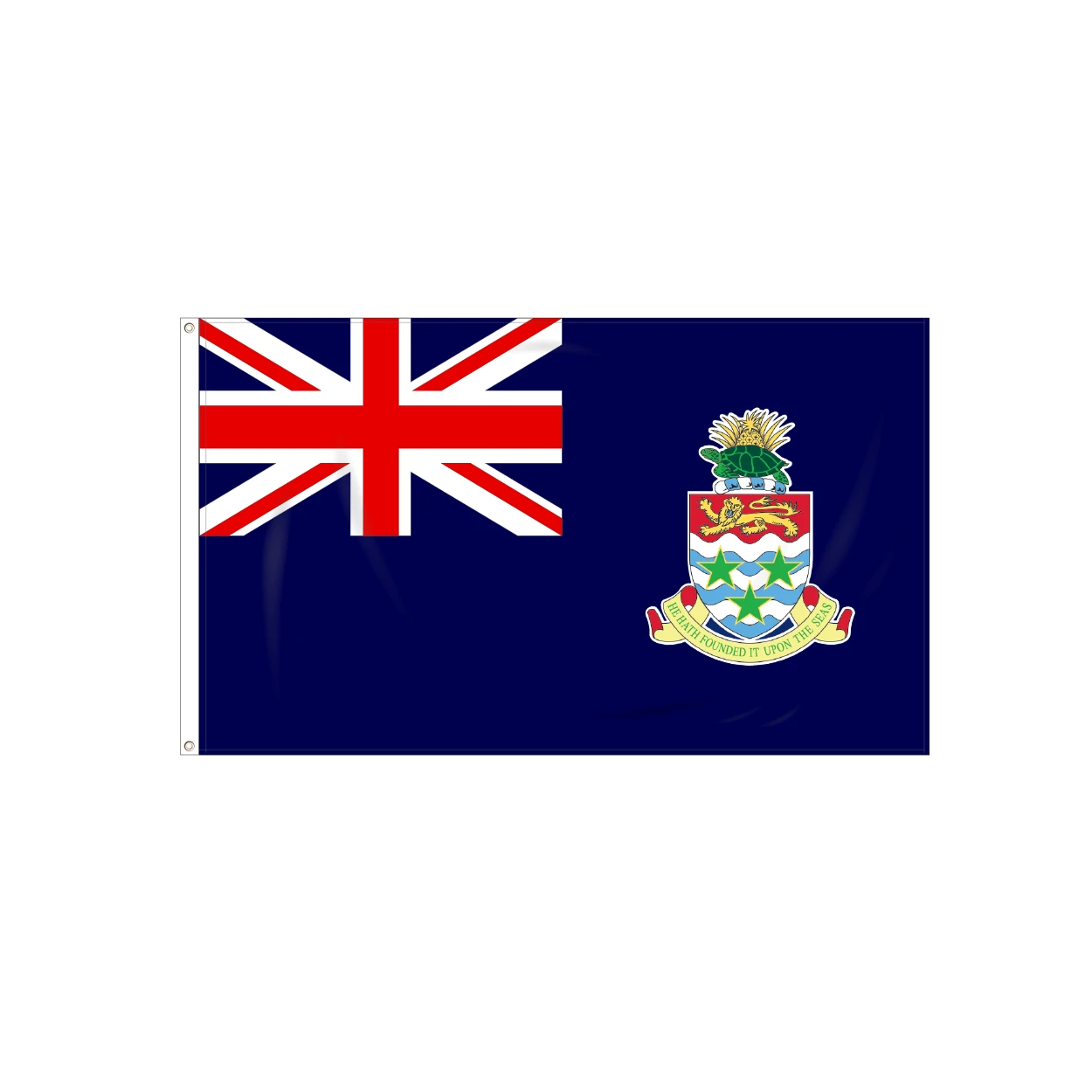 島 5枚 サインド Cayman Islands(Blue)