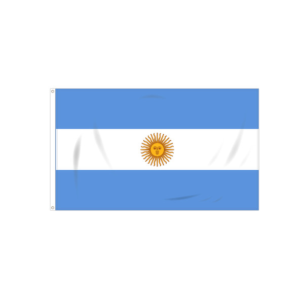 Argentina With Seal Flag