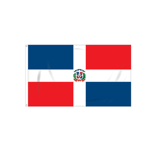 Dominican Republic with Seal flag