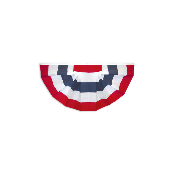 USA Pleated Fan without Stars