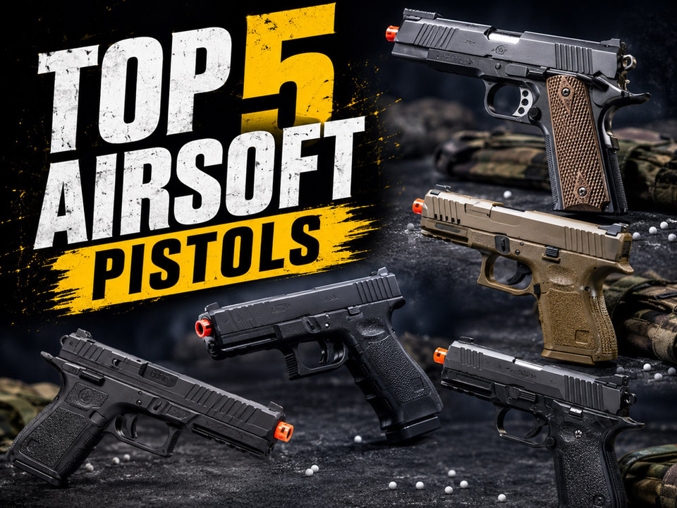 Top 5 Airsoft Pistols