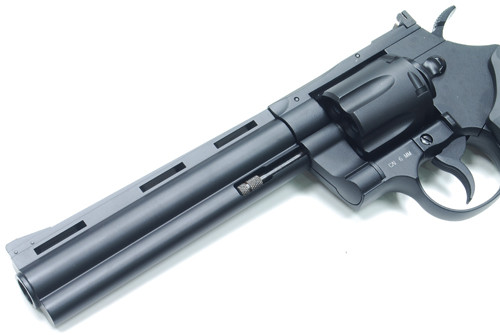 Airsoft Python Revolver Shells KWC PYTHON .357 6 inch Airsoft Revolver in Black - WolfArmouries.co.uk