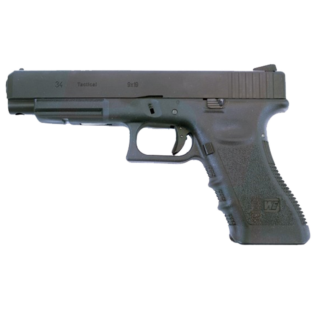 トイガン GLOCK 34 3rd Generation Pistol 9x19 WE Glock 34 Gen 3 GBB Pistol (Black)