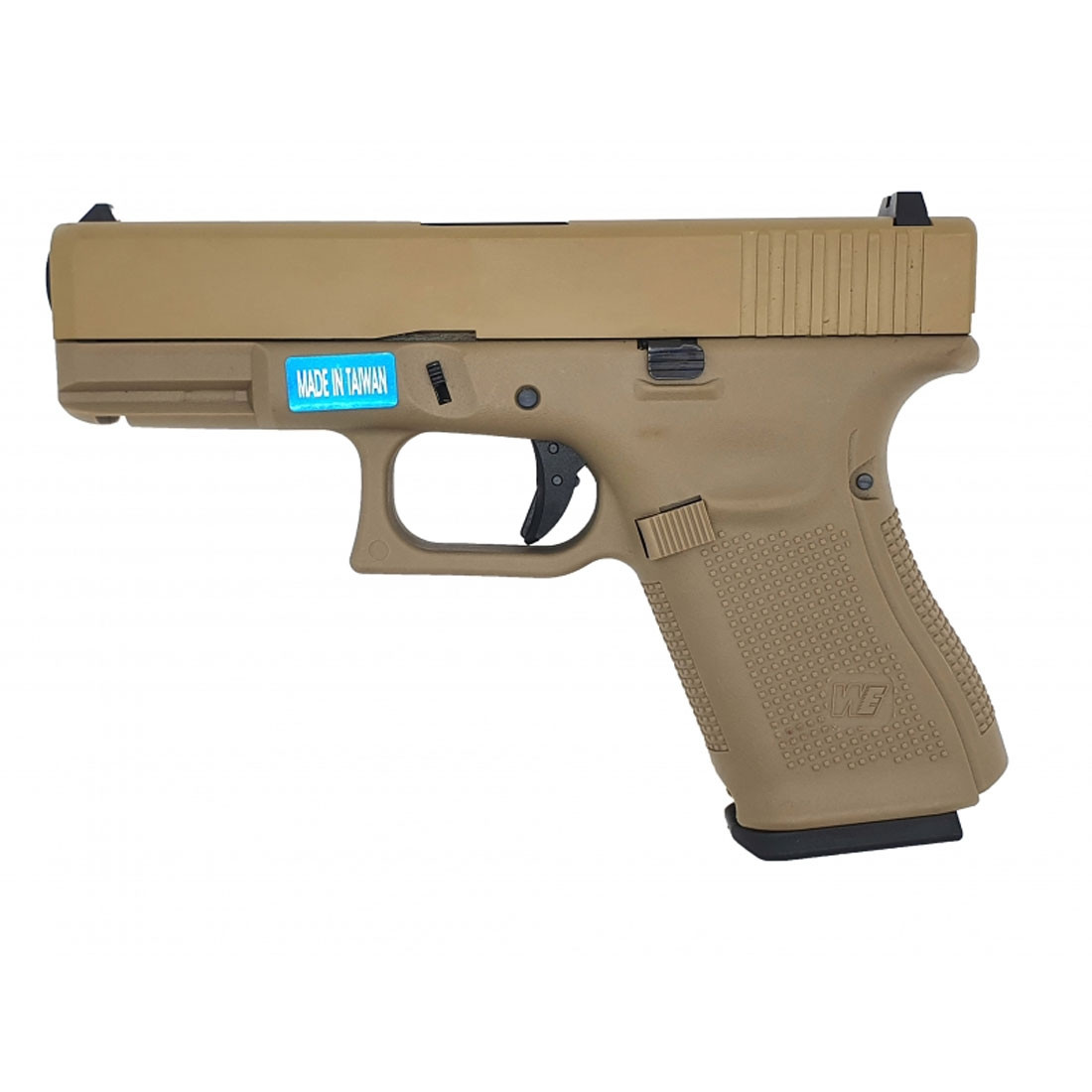 WE GLOCKグロック G19X Gen5金属製 エアガン WE EU G19 Gen 5 GBB Airsoft Pistol (Tan)