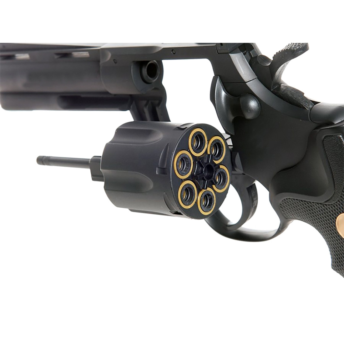 HFC Python 4 inch Airsoft Gas Revolver - Black