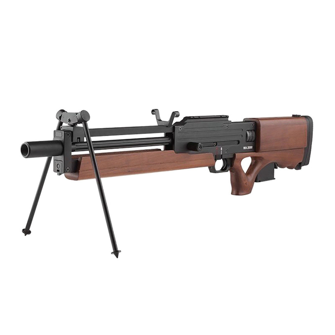 Ares WA2000 Spring Powered Airsoft Sniper Rifle - Real Wood & Bipod