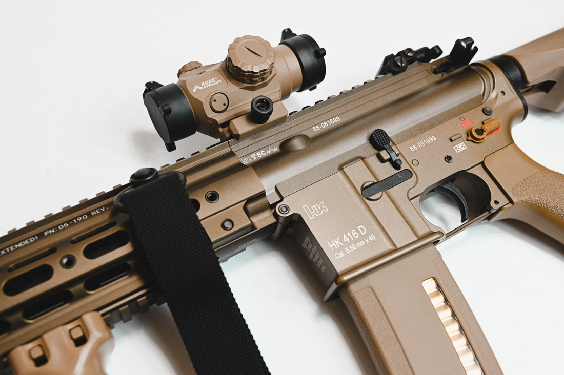 Tokyo Marui 416 Delta Custom EBB Recoil Airsoft Rifle (Dark Earth)