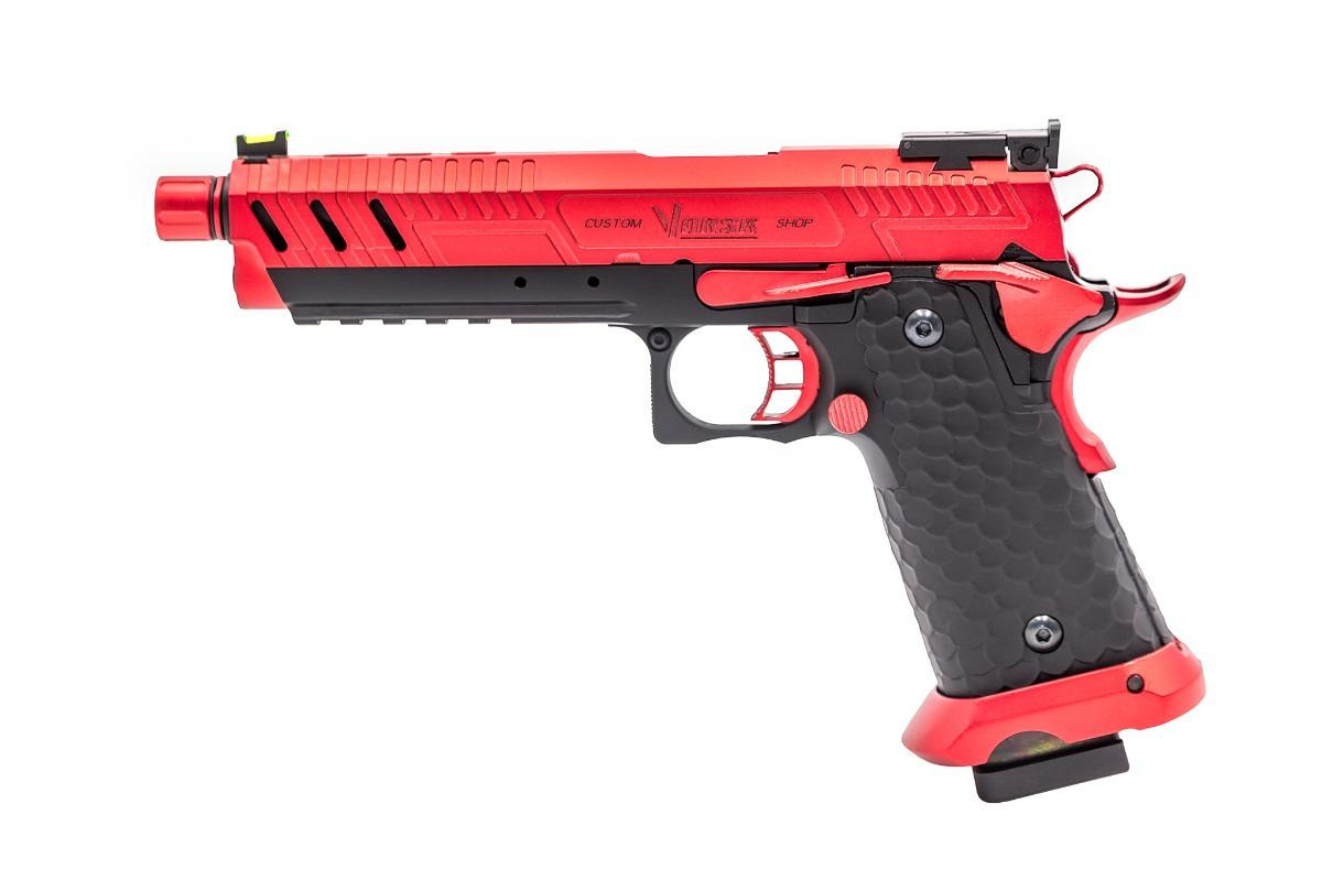 Vorsk CS Hi Capa 5.1 Vengeance Airsoft Pistol - Black/Red
