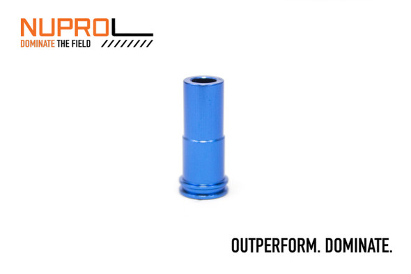 Nuprol Aluminum Air Seal Nozzle for MP5 Series Airsoft AEG Rifle in Blue