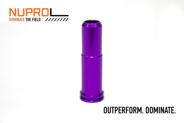 Nuprol Aluminum Air Seal Nozzle for SCAR Series Airsoft AEG Rifle in Purple