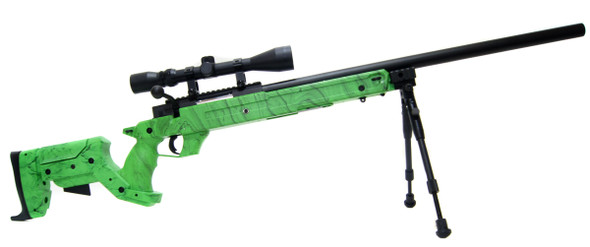 Well MB04 G22 AWM Airsoft Sniper Rifle in Green