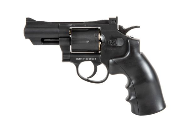 Well G296A Revolver 2.5" Co2 Metal Airsoft Revolver in Black