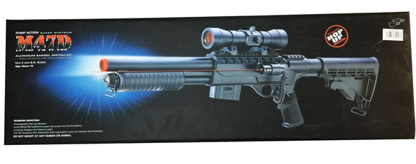 Double Eagle M47 D1 UTG Airsoft Shotgun in Blue