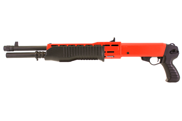 Double Eagle M63 Tri Shot Spas 12 Shotgun in Orange/Black