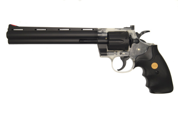 Blackviper Spring Airsoft Revolver with Long Barrel in Black