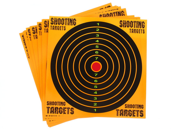 Blackviper 10 Pcs Card Airsoft Gun Shooting Target in Orange (10")