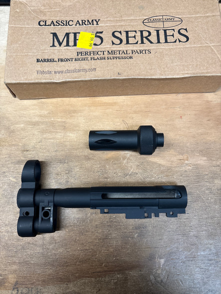 CLASSIC ARMY MP5 BARREL FRONT SIGHT FLASH SUPPRESSOR