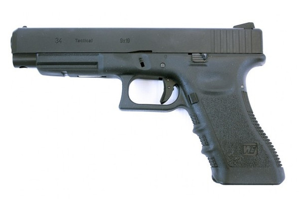 WE Tech EU34 Gen 3 Semi Auto GBB Airsoft Pistol in Black