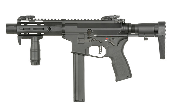 Cyma Platinum CM106 PDW AR15 AEG Airsoft Rifle in Black