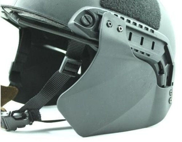 nHelmet Airsoft Helmet Rail Mounted Side Protector Covers in Foliage Green