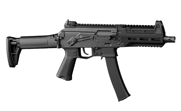 Well PRO WE06 PPK 20 Full Metal Gas Blowback Airsoft Sub-Machine Gun in Black