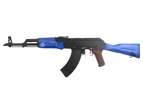 Double Bell AK47 AEG Airsoft Rifle in Two Tone Blue Double Bell AK47 AEG Airsoft Rifle in Two Tone Blue