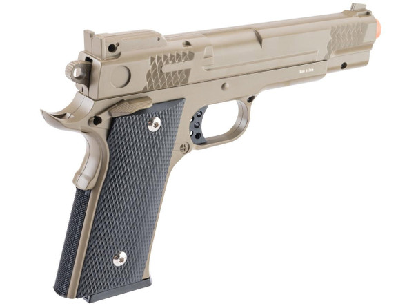 Galaxy G20 Full Scale M945 Full Metal Airsoft Pistol in Desert Tan