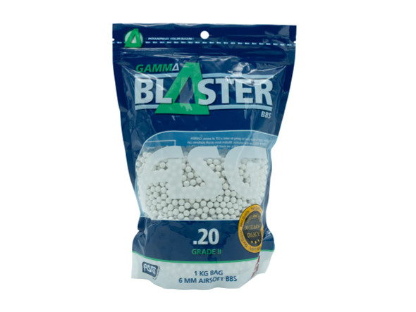 ASG Gamma Blaster Airsoft BB Pellets 5000 x 0.20g in White (1kg Bag)
