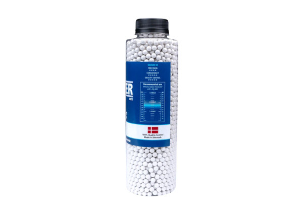 ASG Beta Blaster Airsoft White BB Pellets 3300 x 0.30g in Bottle