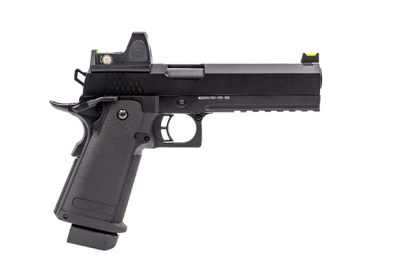 Raven Hi Capa 5.1 Gas Blowback Airsoft Pistol with BDS Sight in Black Raven Hi Capa 5.1 Gas Blowback Airsoft Pistol with BDS Sight in Black