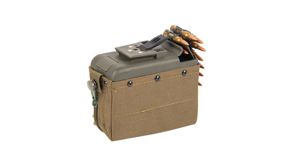 ARES Stoner LMG Support Gun Box Magazine 1500 Rounds in Army Green