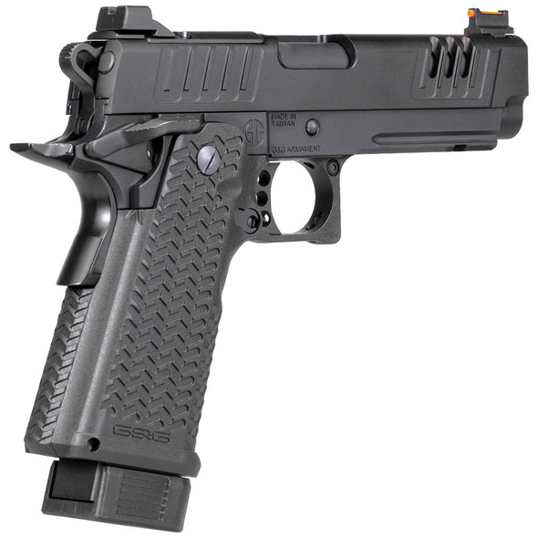 G&G Armament STP45 PRO 8" (EU) Gas Blowback Airsoft Pistol in Black