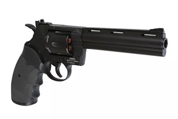 KWC PYTHON .357 6 inch Airsoft Revolver in Black