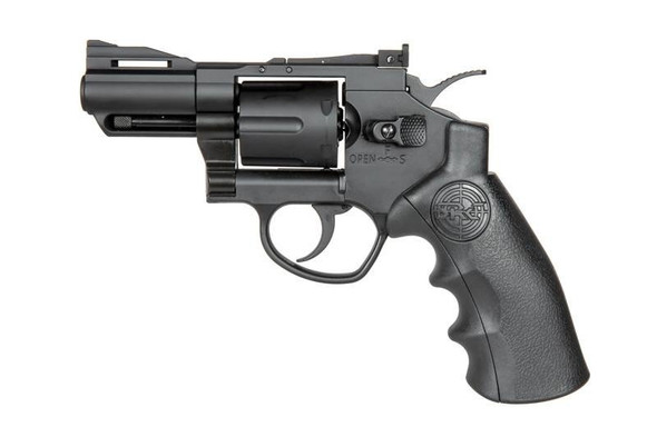 SRC TITAN 2.5" CO2 Powered Full Metal Airsoft Revolver in Black