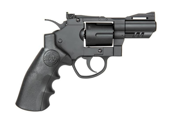 SRC TITAN 2.5" CO2 Powered Full Metal Airsoft Revolver in Black