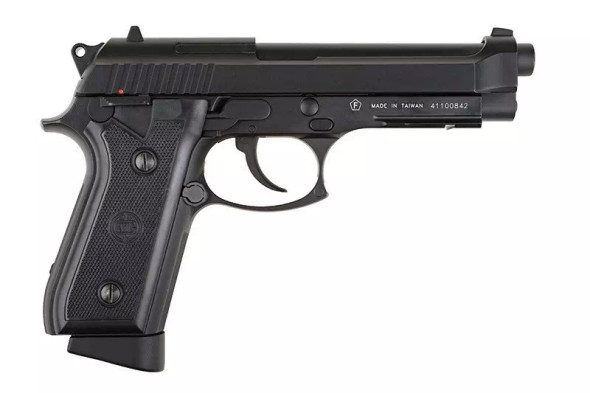 KWC PT92 Replica CO2 Gas Blowback Airsoft Pistol in Black