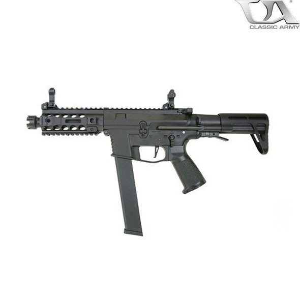 Classic Army PX9 X9 Airsoft AEG Submachine Gun with Stick Magazine in Black