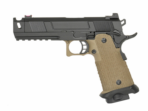 Army Armament R501 GBB Custom 1911 Gas Blowback Full Metal Airsoft Pistol in Desert Tan