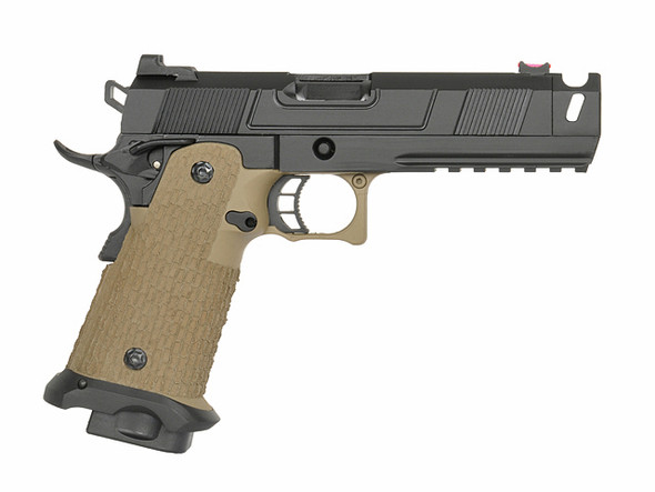 Army Armament R501 GBB Custom 1911 Gas Blowback Full Metal Airsoft Pistol in Desert Tan