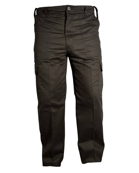 Kombat UK - Men's Cargo Military Trousers with Multiple Pockets in Black