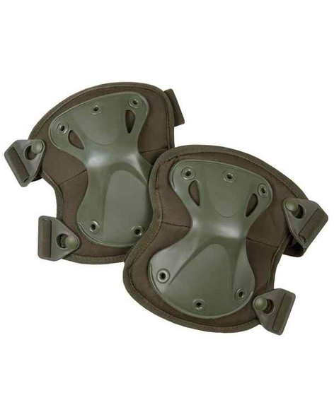 Kombat UK - Adjustable Spec-ops Tactical Knee Pads in Army Green