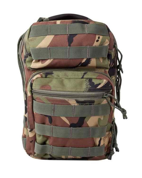 Kombat UK - 10 Litre Mini Molle Recon Shoulder Bag in Disruptive Pattern Material