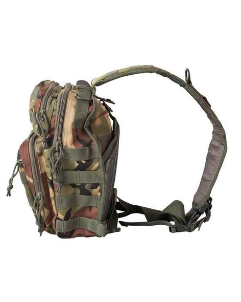 Kombat UK - 10 Litre Mini Molle Recon Shoulder Bag in Disruptive Pattern Material