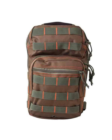 Kombat UK - 10 Litre Mini Molle Recon Shoulder Bag in Green/Red