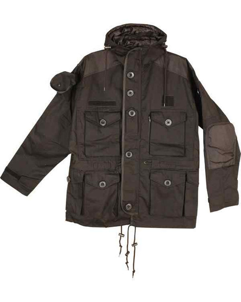 Kombat UK - SAS Style Assault Jacket with Multiple Pockets in Black