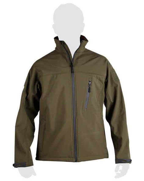 Kombat UK - Trooper Tactical Soft Shell Jacket in Olive Green